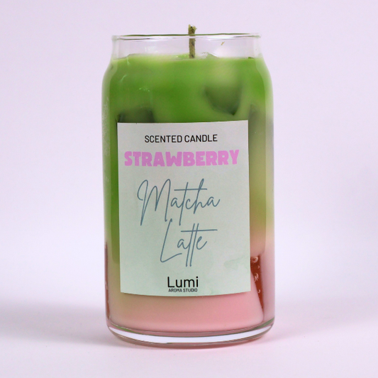 ICED STRAWBERRY MATCHA LATTE VELA